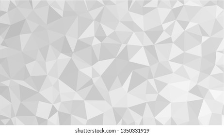White Polygonal Mosaic Background, Low Poly Style, Vector illustration, Business Design Templates