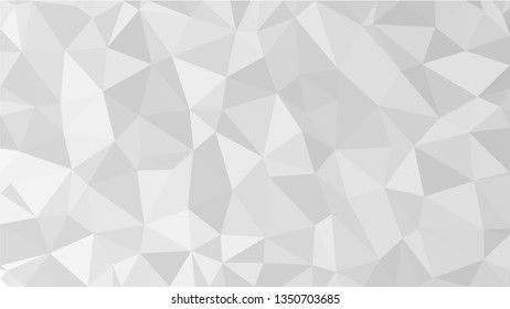 White Polygonal Mosaic Background, Low Poly Style, Vector illustration, Business Design Templates