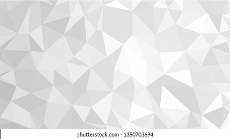 White Polygonal Mosaic Background, Low Poly Style, Vector illustration, Business Design Templates