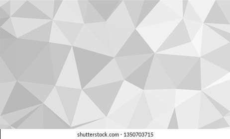 White Polygonal Mosaic Background, Low Poly Style, Vector illustration, Business Design Templates