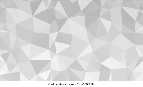 White Polygonal Mosaic Background, Low Poly Style, Vector illustration, Business Design Templates