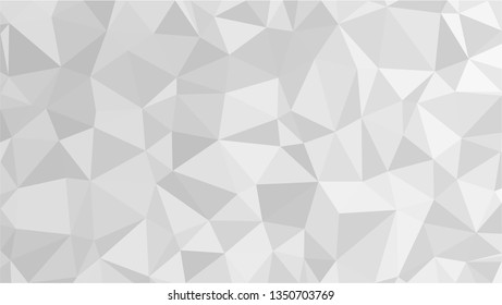 White Polygonal Mosaic Background, Low Poly Style, Vector illustration, Business Design Templates