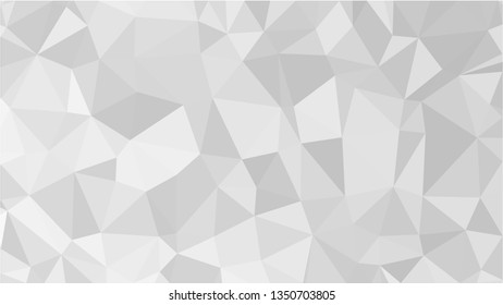 White Polygonal Mosaic Background, Low Poly Style, Vector illustration, Business Design Templates