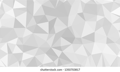 White Polygonal Mosaic Background, Low Poly Style, Vector illustration, Business Design Templates
