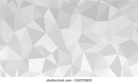 White Polygonal Mosaic Background, Low Poly Style, Vector illustration, Business Design Templates