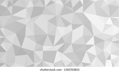White Polygonal Mosaic Background, Low Poly Style, Vector illustration, Business Design Templates