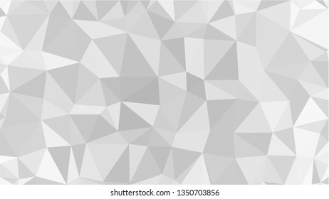 White Polygonal Mosaic Background, Low Poly Style, Vector illustration, Business Design Templates