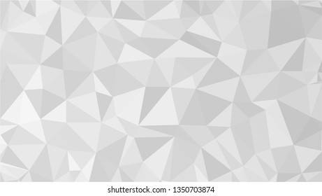 White Polygonal Mosaic Background, Low Poly Style, Vector illustration, Business Design Templates