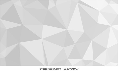 White Polygonal Mosaic Background, Low Poly Style, Vector illustration, Business Design Templates