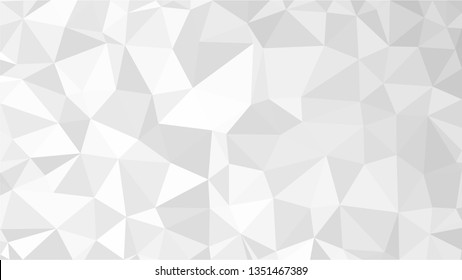 White Polygonal Mosaic Background, Low Poly Style, Vector illustration, Business Design Templates