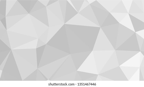 White Polygonal Mosaic Background, Low Poly Style, Vector illustration, Business Design Templates
