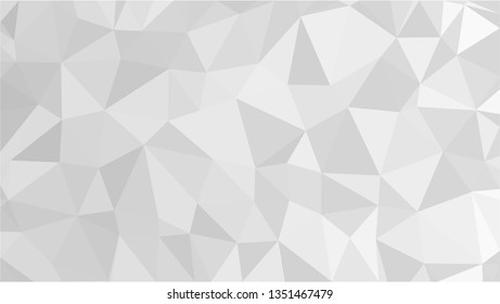 White Polygonal Mosaic Background, Low Poly Style, Vector illustration, Business Design Templates