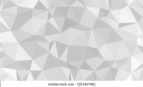 White Polygonal Mosaic Background, Low Poly Style, Vector illustration, Business Design Templates