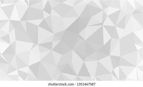 White Polygonal Mosaic Background, Low Poly Style, Vector illustration, Business Design Templates