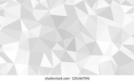 White Polygonal Mosaic Background, Low Poly Style, Vector illustration, Business Design Templates