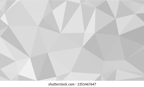 White Polygonal Mosaic Background, Low Poly Style, Vector illustration, Business Design Templates