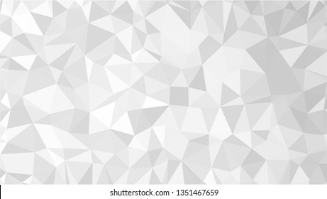 White Polygonal Mosaic Background, Low Poly Style, Vector illustration, Business Design Templates