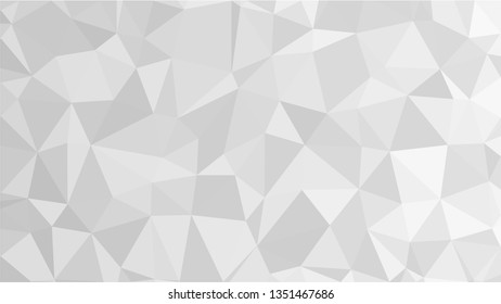 White Polygonal Mosaic Background, Low Poly Style, Vector illustration, Business Design Templates
