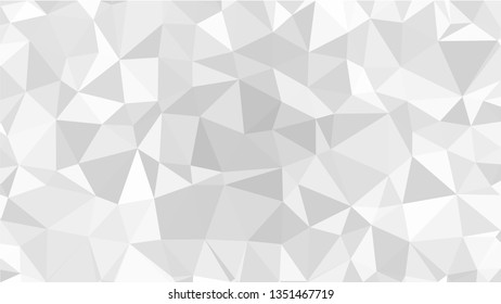 White Polygonal Mosaic Background, Low Poly Style, Vector illustration, Business Design Templates