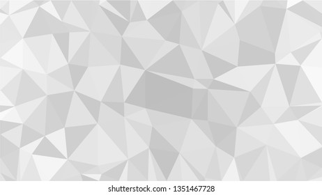 White Polygonal Mosaic Background, Low Poly Style, Vector illustration, Business Design Templates