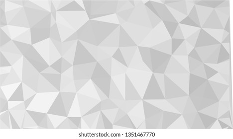White Polygonal Mosaic Background, Low Poly Style, Vector illustration, Business Design Templates