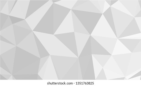 White Polygonal Mosaic Background, Low Poly Style, Vector illustration, Business Design Templates