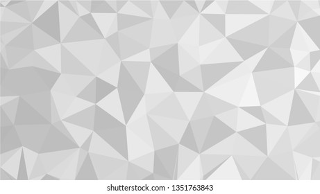 White Polygonal Mosaic Background, Low Poly Style, Vector illustration, Business Design Templates
