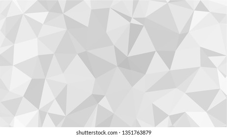 White Polygonal Mosaic Background, Low Poly Style, Vector illustration, Business Design Templates