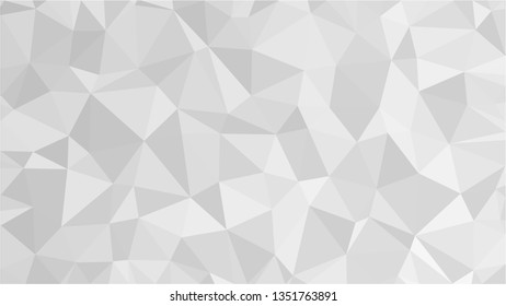 White Polygonal Mosaic Background, Low Poly Style, Vector illustration, Business Design Templates