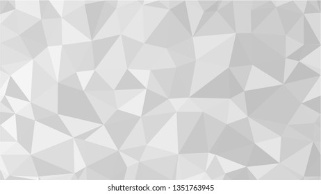 White Polygonal Mosaic Background, Low Poly Style, Vector illustration, Business Design Templates