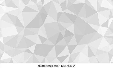 White Polygonal Mosaic Background, Low Poly Style, Vector illustration, Business Design Templates