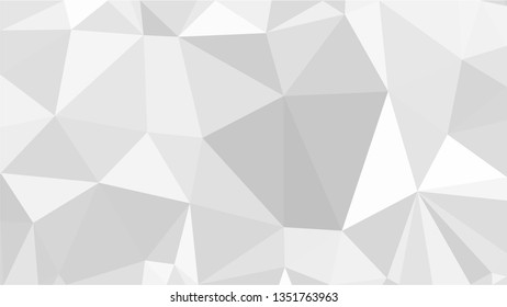 White Polygonal Mosaic Background, Low Poly Style, Vector illustration, Business Design Templates