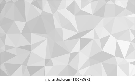 White Polygonal Mosaic Background, Low Poly Style, Vector illustration, Business Design Templates