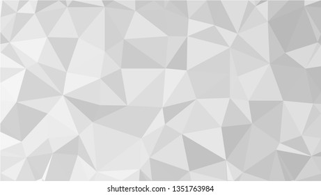 White Polygonal Mosaic Background, Low Poly Style, Vector illustration, Business Design Templates