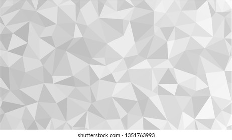 White Polygonal Mosaic Background, Low Poly Style, Vector illustration, Business Design Templates