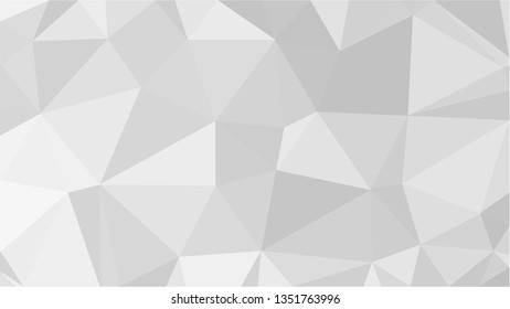 White Polygonal Mosaic Background, Low Poly Style, Vector illustration, Business Design Templates