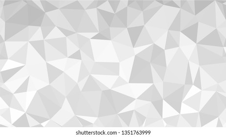 White Polygonal Mosaic Background, Low Poly Style, Vector illustration, Business Design Templates