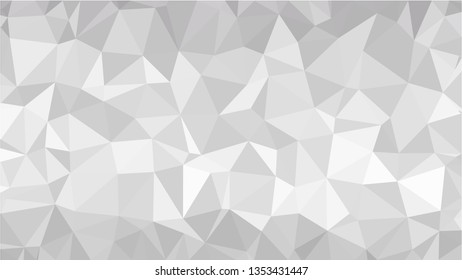 White Polygonal Mosaic Background, Low Poly Style, Vector illustration, Business Design Templates