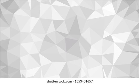 White Polygonal Mosaic Background, Low Poly Style, Vector illustration, Business Design Templates
