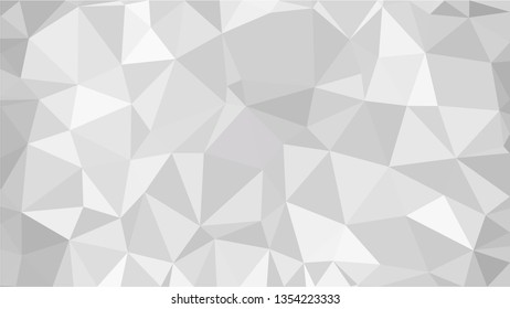 White Polygonal Mosaic Background, Low Poly Style, Vector illustration, Business Design Templates