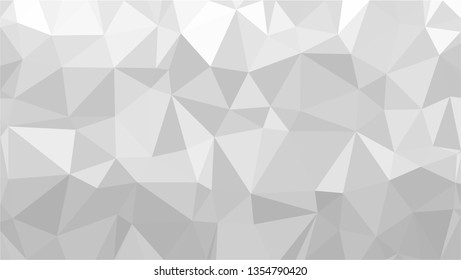 White Polygonal Mosaic Background, Low Poly Style, Vector illustration, Business Design Templates