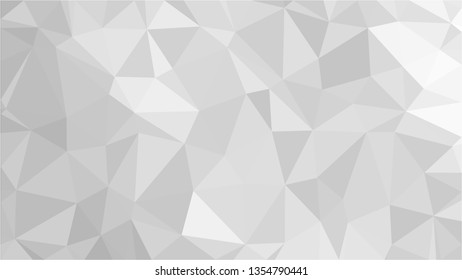 White Polygonal Mosaic Background, Low Poly Style, Vector illustration, Business Design Templates