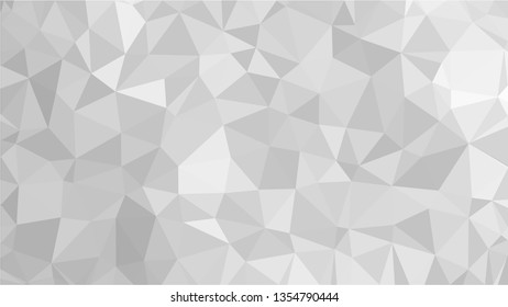 White Polygonal Mosaic Background, Low Poly Style, Vector illustration, Business Design Templates