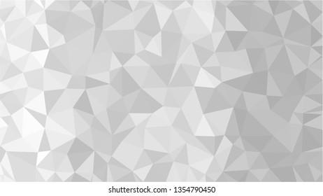 White Polygonal Mosaic Background, Low Poly Style, Vector illustration, Business Design Templates