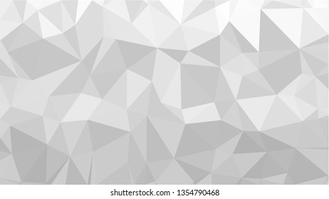 White Polygonal Mosaic Background, Low Poly Style, Vector illustration, Business Design Templates