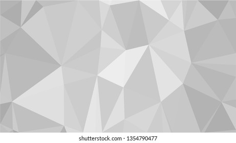 White Polygonal Mosaic Background, Low Poly Style, Vector illustration, Business Design Templates