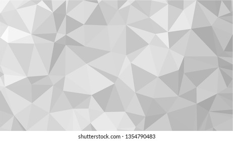 White Polygonal Mosaic Background, Low Poly Style, Vector illustration, Business Design Templates