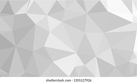 White Polygonal Mosaic Background, Low Poly Style, Vector illustration, Business Design Templates