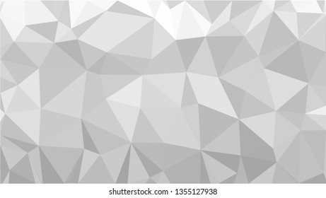 White Polygonal Mosaic Background, Low Poly Style, Vector illustration, Business Design Templates