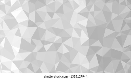 White Polygonal Mosaic Background, Low Poly Style, Vector illustration, Business Design Templates
